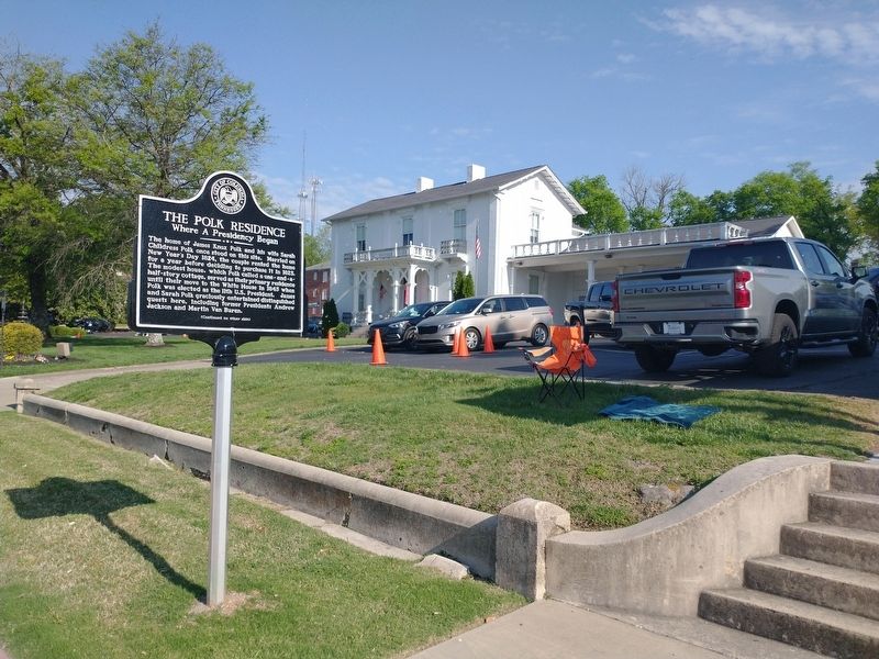 The Polk Residence Marker. Click for full size. The Polk Residence Marker image. Click for full size.