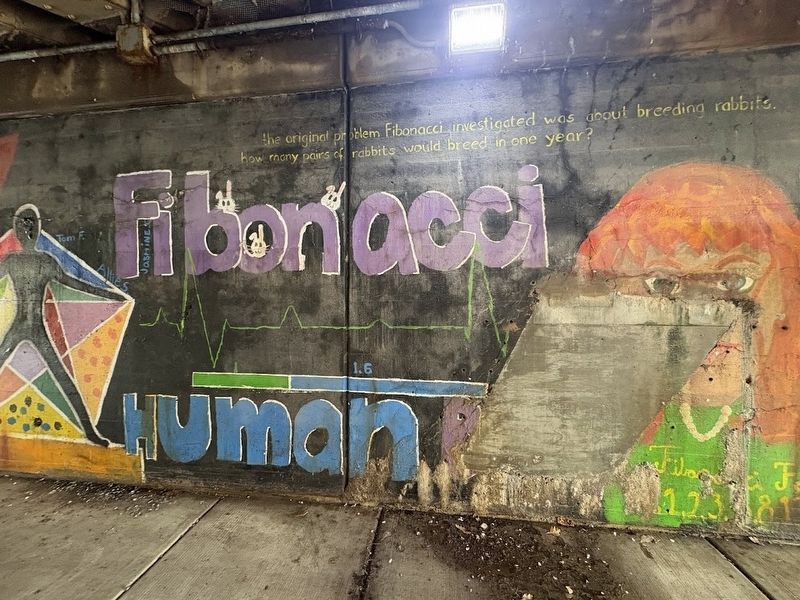 Fibonacci Mural, part 4. Click for full size. Fibonacci Mural, part 4 image. Click for full size.