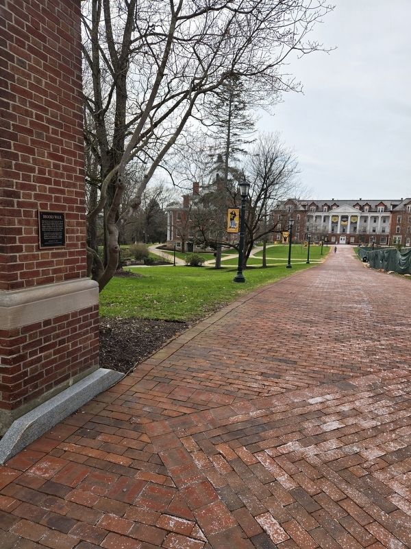 Brooks Walk and Marker image. Click for full size.