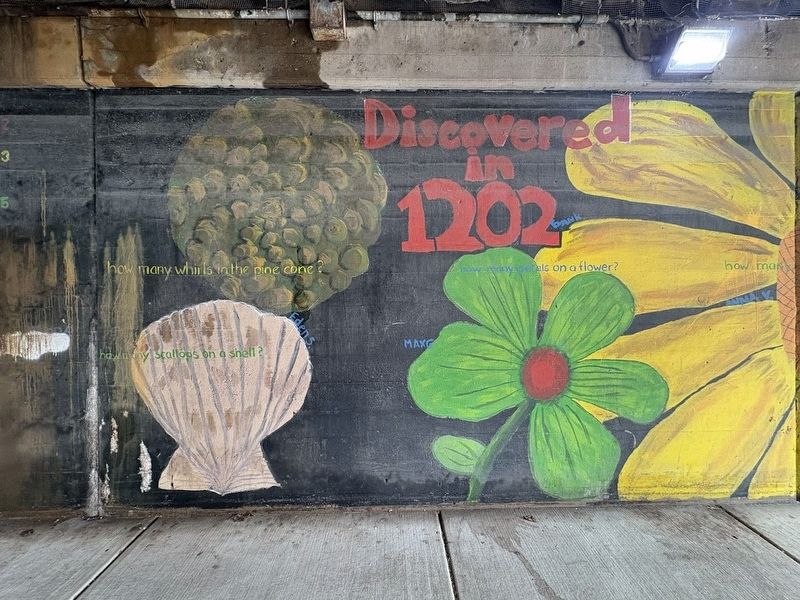 Fibonacci Mural, part 5. Click for full size. Fibonacci Mural, part 5 image. Click for full size.