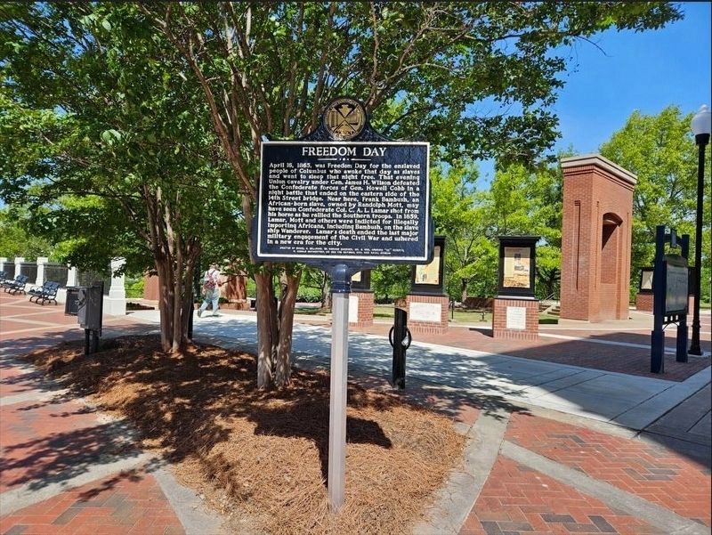 Freedom Day Marker. Click for full size. Freedom Day Marker image. Click for full size.