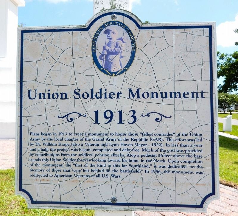Union Soldier Monument Marker. Click for full size. Union Soldier Monument Marker image. Click for full size.
