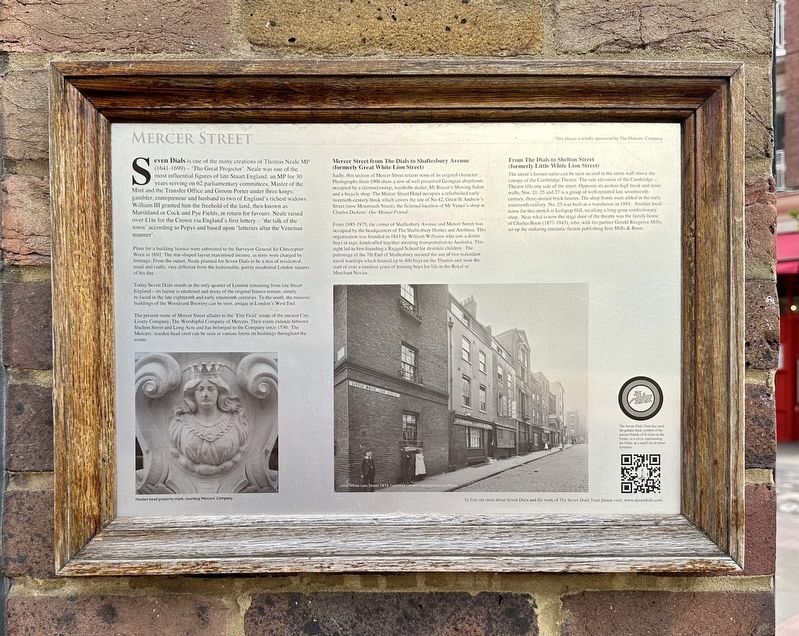 Mercer Street Marker. Click for full size. Mercer Street Marker image. Click for full size.