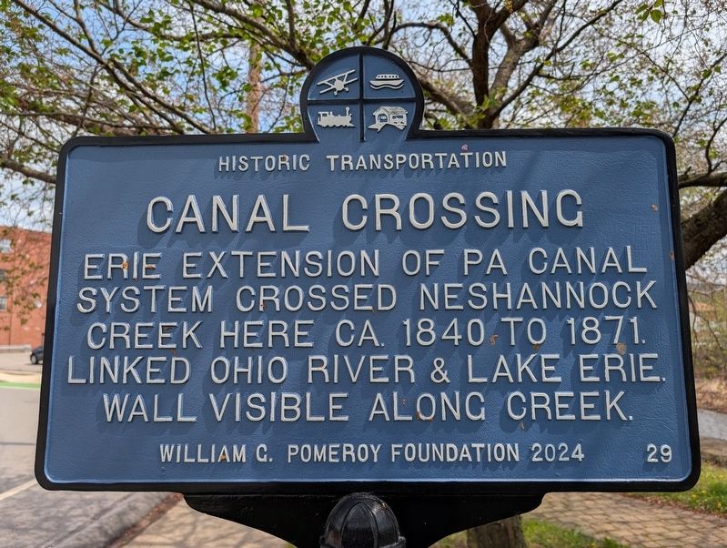 Canal Crossing Marker image. Click for full size.