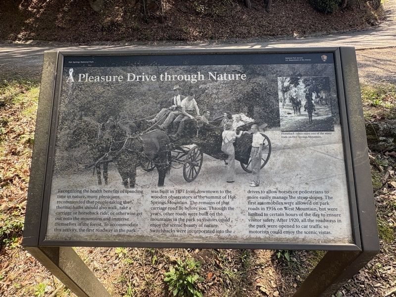 Pleasure Drive Through Nature Marker image. Click for full size.
