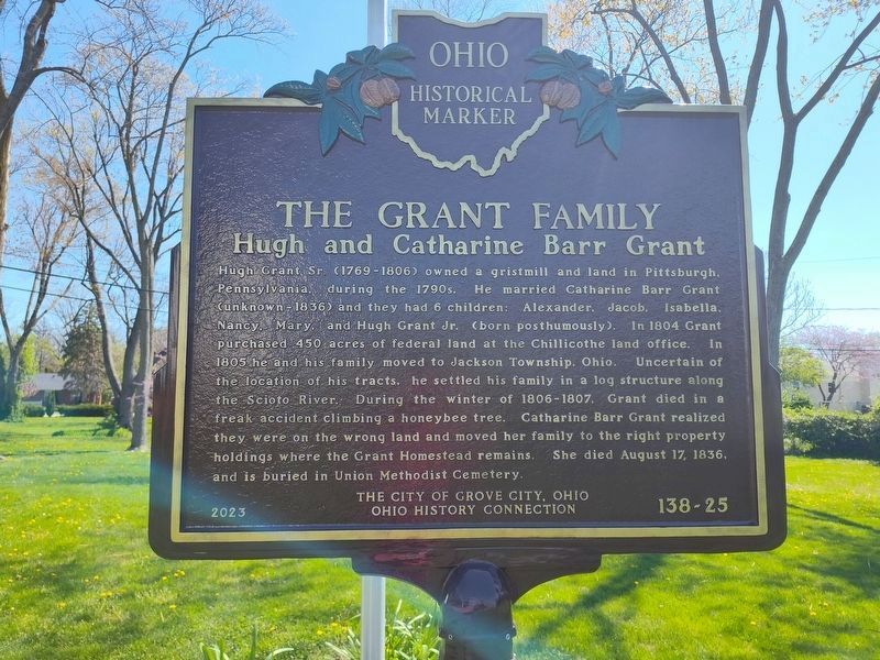 The Grant Family Marker. Click for full size. The Grant Family Marker image. Click for full size.