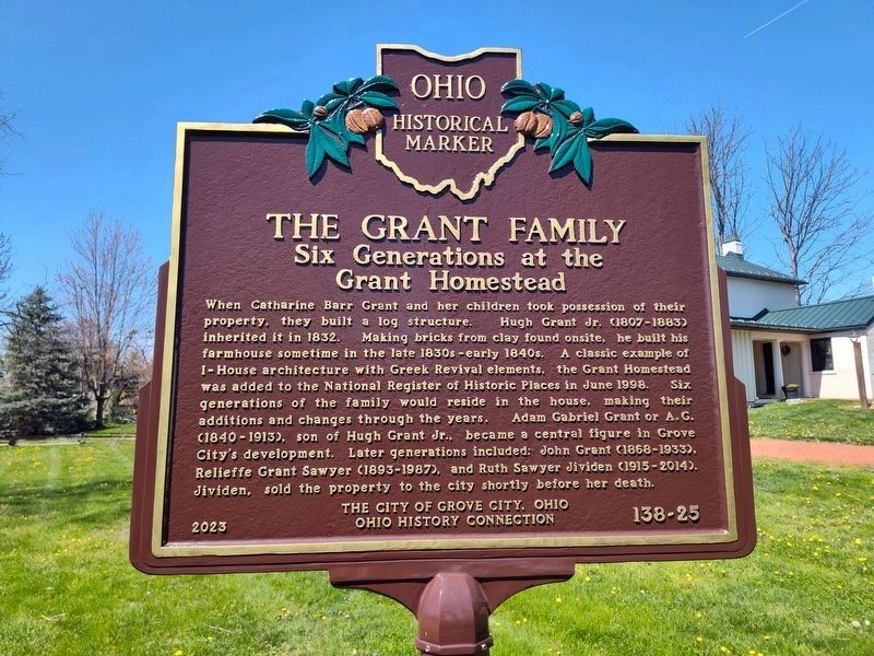 The Grant Family Marker. Click for full size. The Grant Family Marker image. Click for full size.