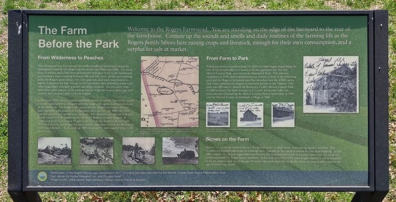 The Farm Before the Park Marker. Click for full size. The Farm Before the Park Marker image. Click for full size.