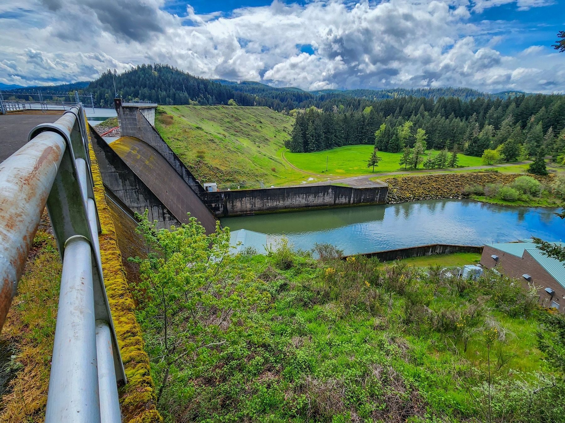 Dorena Dam. Click for full size. Dorena Dam image. Click for full size.