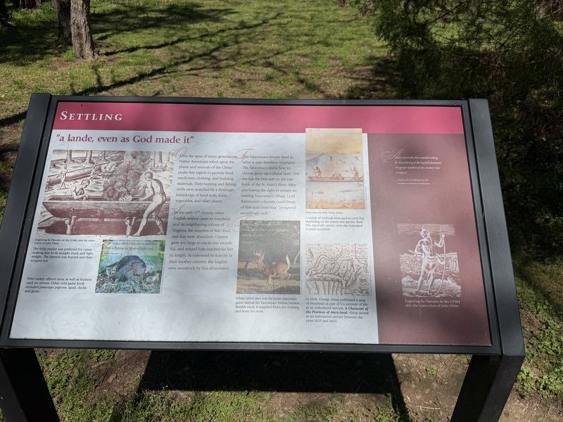 "a lande, even as God made it" Marker. Click for full size. "a lande, even as God made it" Marker image. Click for full size.