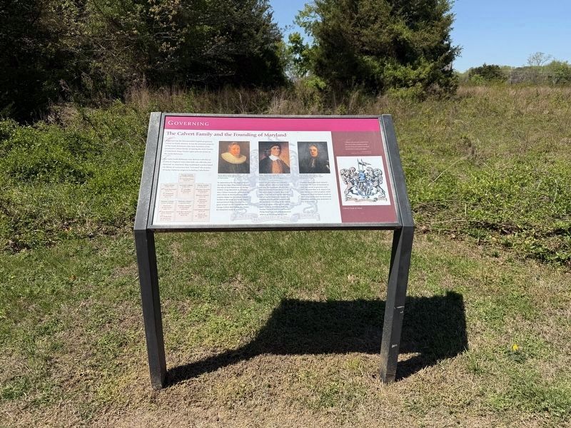The Calvert Family and the Founding of Maryland Marker image. Click for full size.