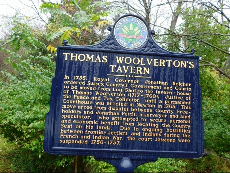 Thomas Woolverton's Tavern Marker image. Click for full size.