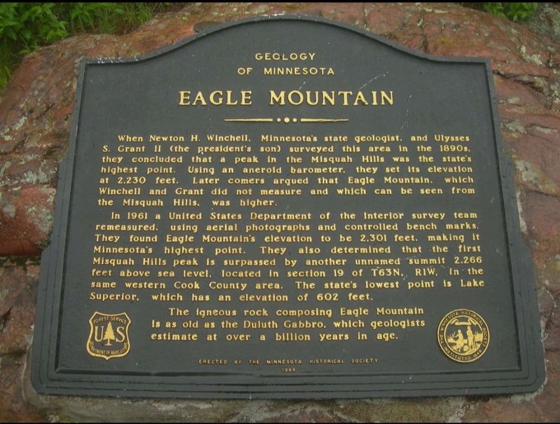 Eagle Mountain Marker image. Click for full size.
