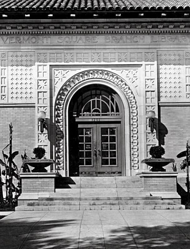 Vermont Square Branch Library. Click for full size. Vermont Square Branch Library image. Click for full size.
