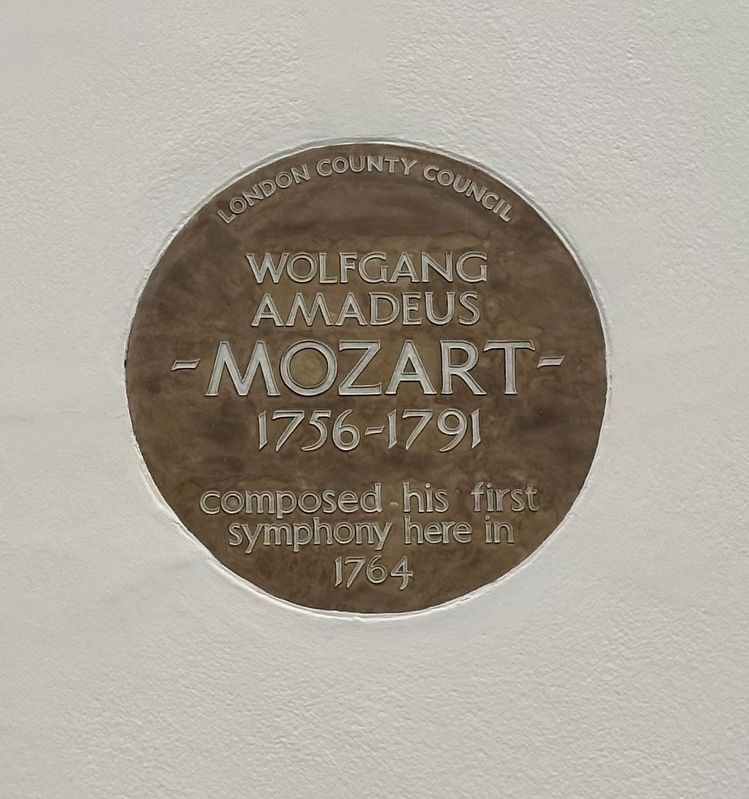 Wolfgang Amadeus Mozart Marker. Click for full size. Wolfgang Amadeus Mozart Marker image. Click for full size.