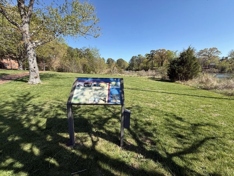 Riverfront Habitat Marker. Click for full size. Riverfront Habitat Marker image. Click for full size.