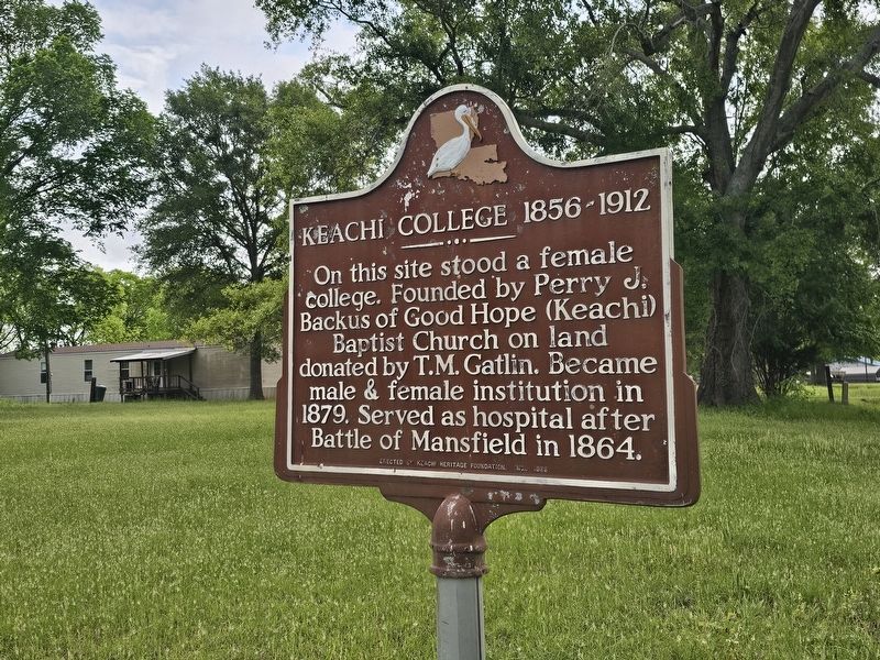 Keachi College 1856-11912 Marker. Click for full size. Keachi College 1856-11912 Marker image. Click for full size.
