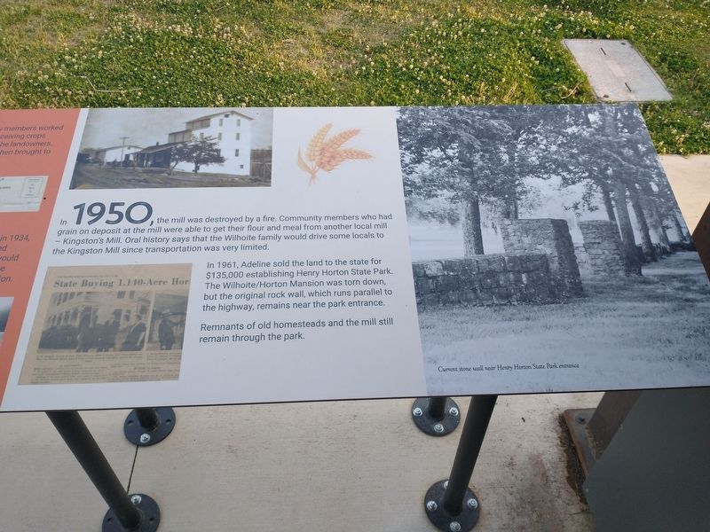 Wilhoite History Timeline Marker image. Click for full size.