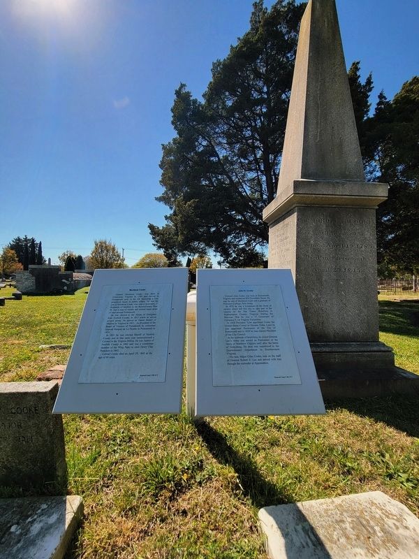 Mordecai Cooke Marker image. Click for full size.