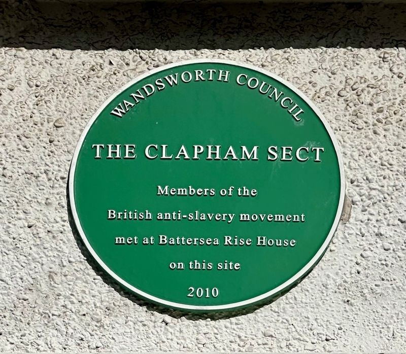 The Clapham Sect Marker. Click for full size. The Clapham Sect Marker image. Click for full size.