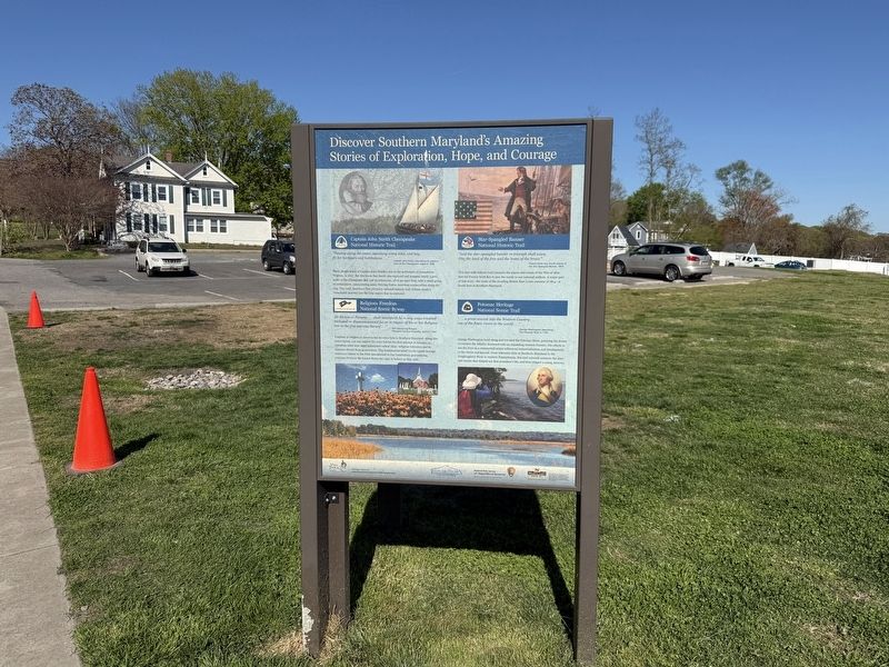 Discover Southern Maryland's Amazing Stories of Exploration, Hope, and Courage Marker image. Click for full size.