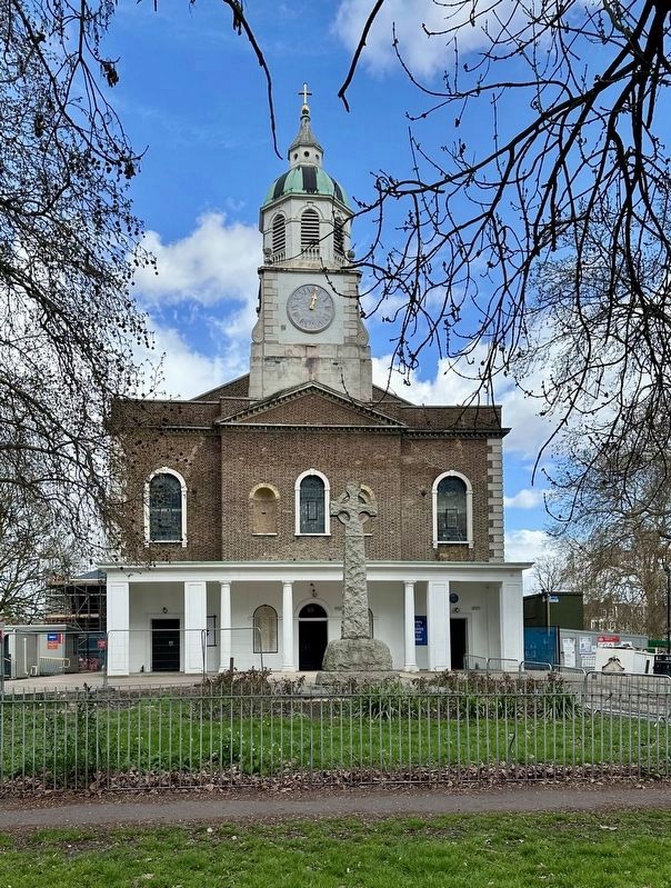 William Wilberforce and �The Clapham Sect� Marker - wider view image. Click for full size.