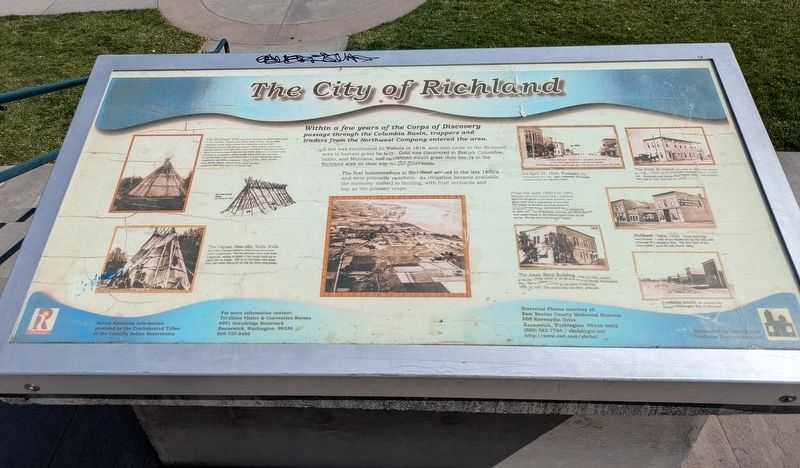 The City of Richland Marker. Click for full size. The City of Richland Marker image. Click for full size.