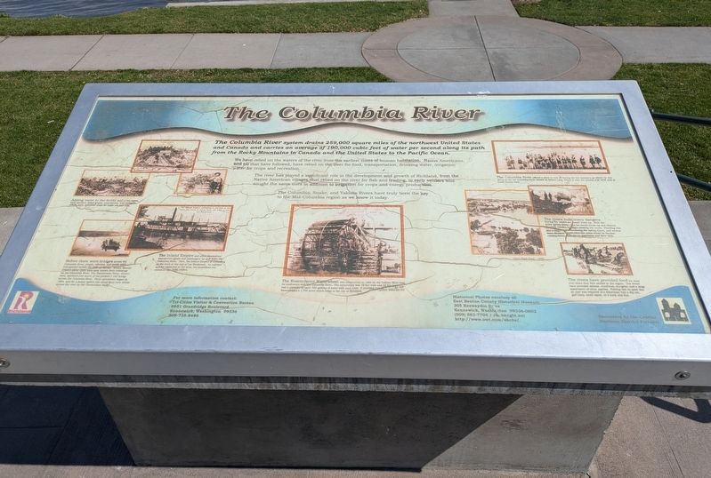 The Columbia River Marker. Click for full size. The Columbia River Marker image. Click for full size.