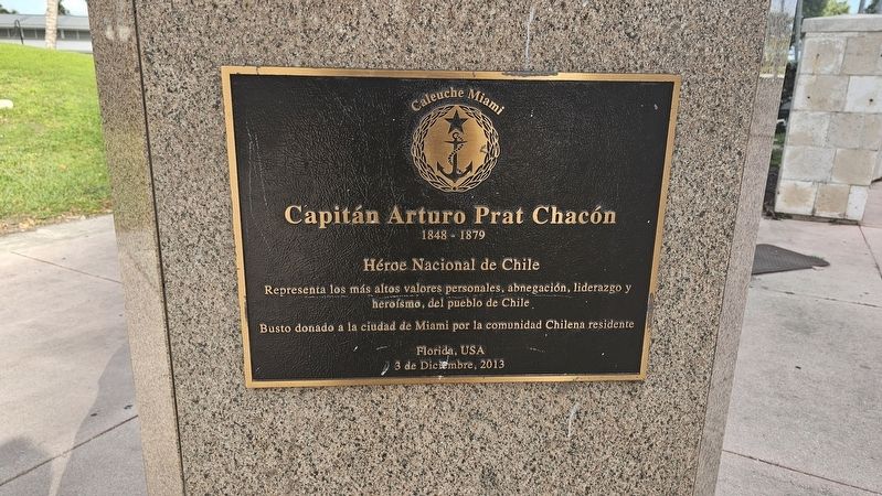 Capit�n Arturo Prat Chac�n Marker image. Click for full size.