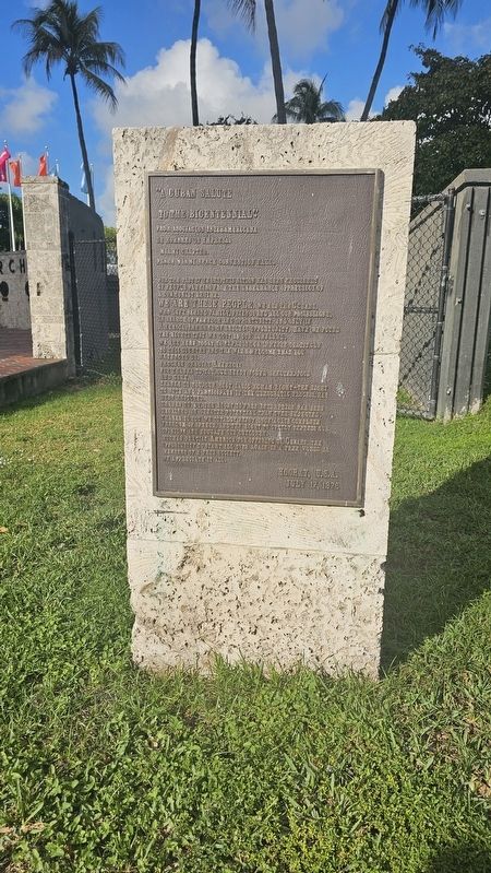 A Cuban Salute to the Bicentennial Marker image. Click for full size.
