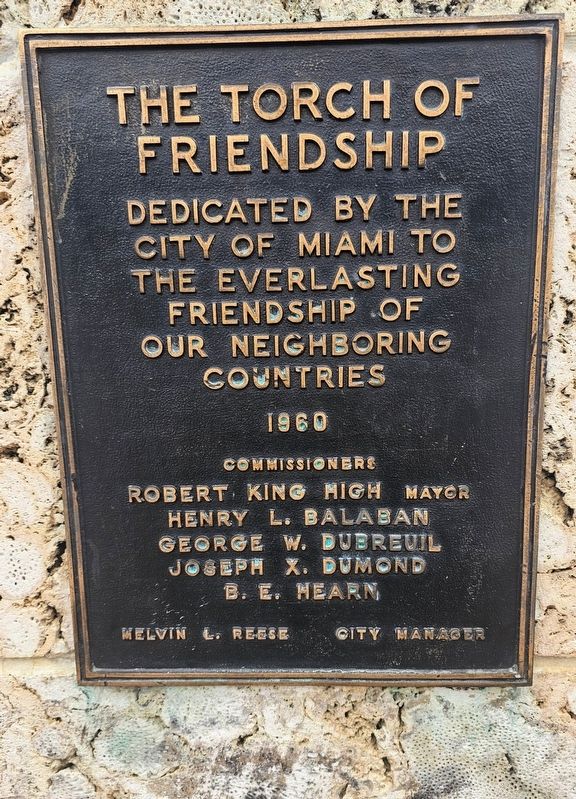 The Torch of Friendship Marker image. Click for full size.