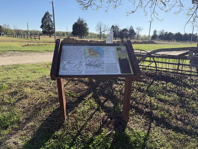 Sotterley's Early Days Marker. Click for full size. Sotterley's Early Days Marker image. Click for full size.