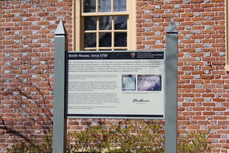Smith House, circa 1750 Marker image. Click for full size.