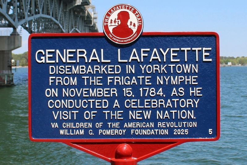 General Lafayette Marker. Click for full size. General Lafayette Marker image. Click for full size.