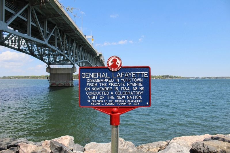 General Lafayette Marker. Click for full size. General Lafayette Marker image. Click for full size.