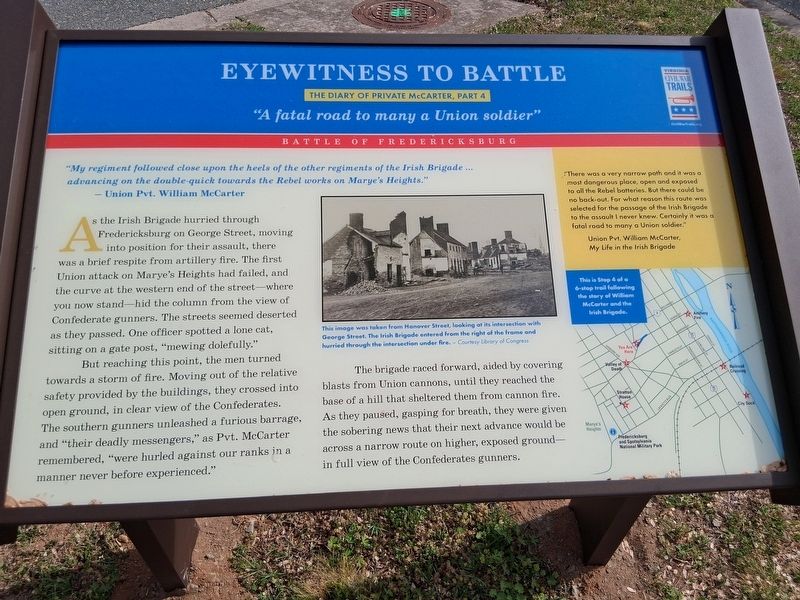 Eyewitness To Battle Stop 4 Marker. Click for full size. Eyewitness To Battle Stop 4 Marker image. Click for full size.