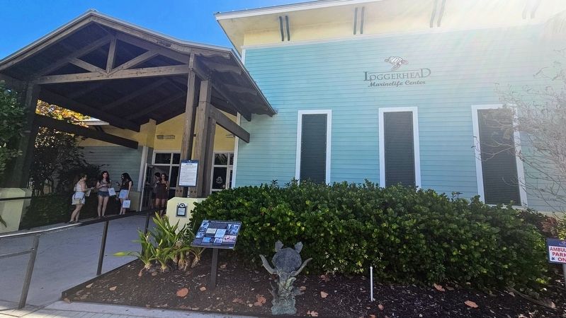 Eleanor Fletcher and Loggerhead Marinelife Center Marker image. Click for full size.