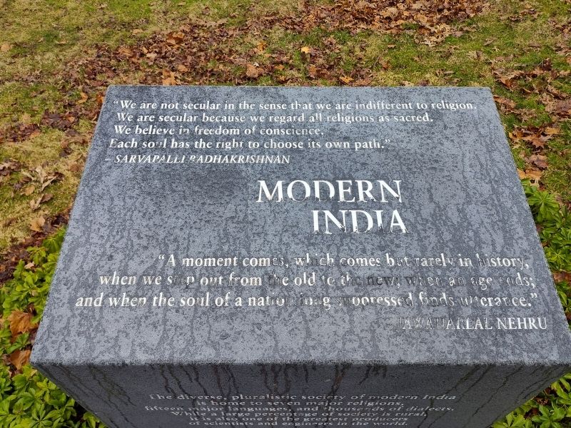 Modern India Marker image. Click for full size.