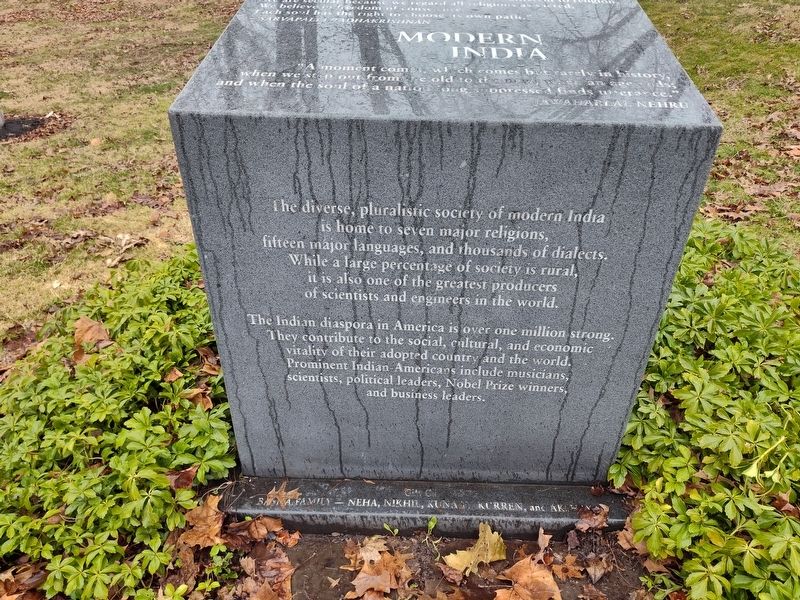 Modern India Marker image. Click for full size.