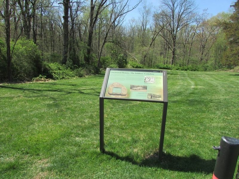 Uncovered History: The Soldiers� Cemetery Marker image. Click for full size.