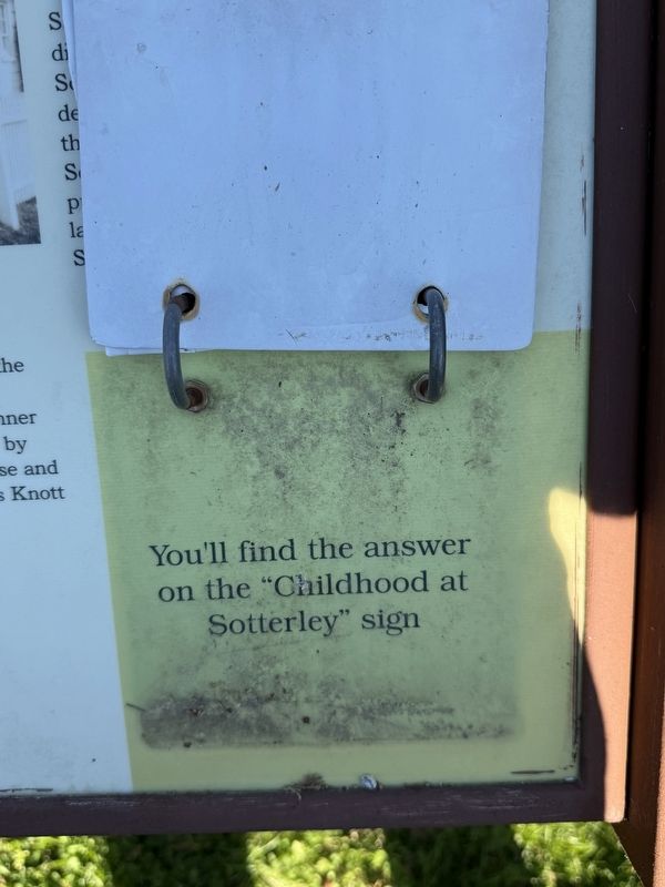 How Sotterley Changed Hands Marker image. Click for full size.