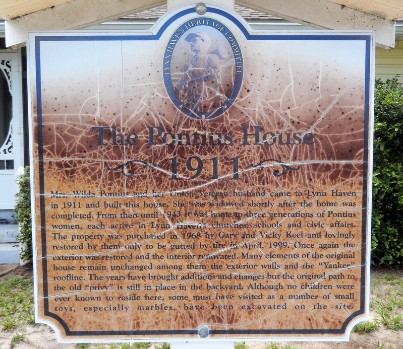 The Pontius House Marker. Click for full size. The Pontius House Marker image. Click for full size.