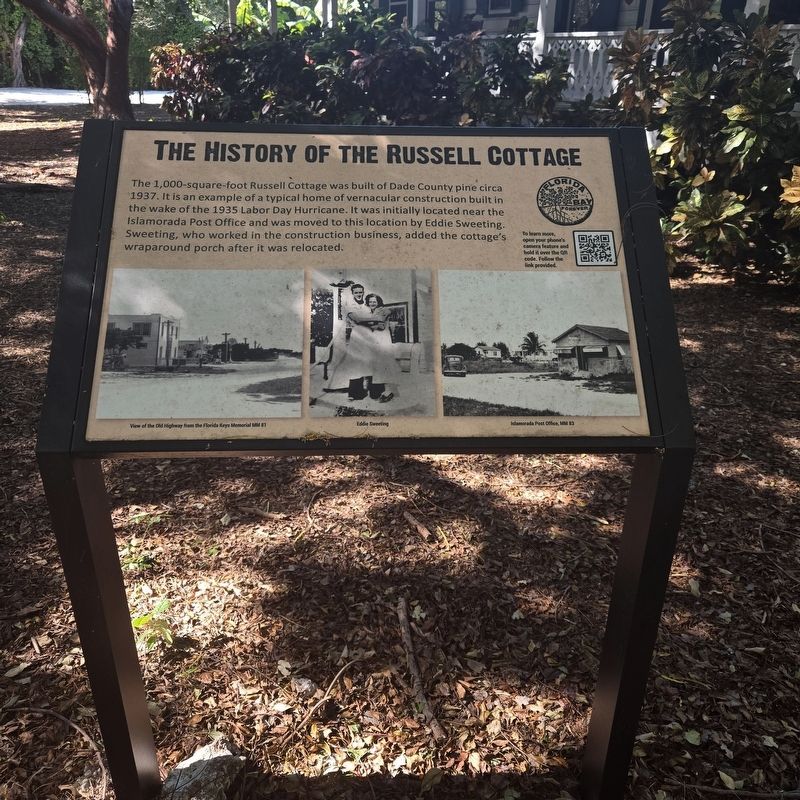 The History of the Russell Cottage Marker image. Click for full size.