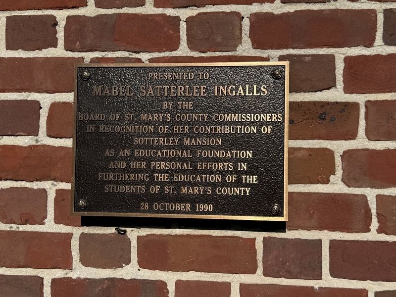 Mabel Satterlee Ingalls Marker. Click for full size. Mabel Satterlee Ingalls Marker image. Click for full size.