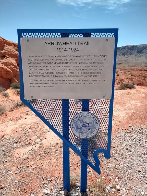 Arrowhead Trail Marker. Click for full size. Arrowhead Trail Marker image. Click for full size.