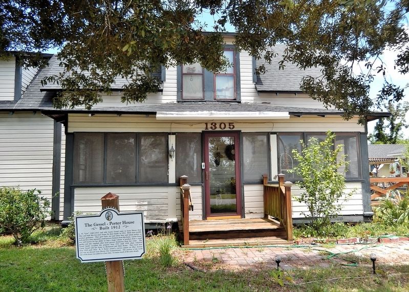 The Gessel-Porter House Marker. Click for full size. The Gessel-Porter House Marker image. Click for full size.