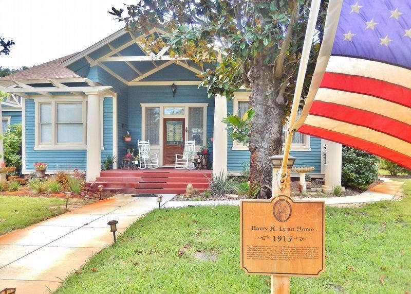 Harry H. Lynn Home Marker. Click for full size. Harry H. Lynn Home Marker image. Click for full size.