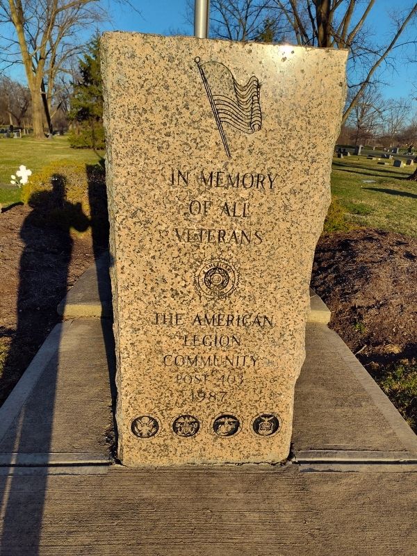 Olmstead Falls Veterans Memorial Marker image. Click for full size.