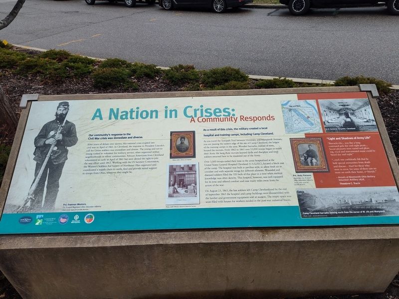 A Nation in Crises: Marker. Click for full size. A Nation in Crises: Marker image. Click for full size.