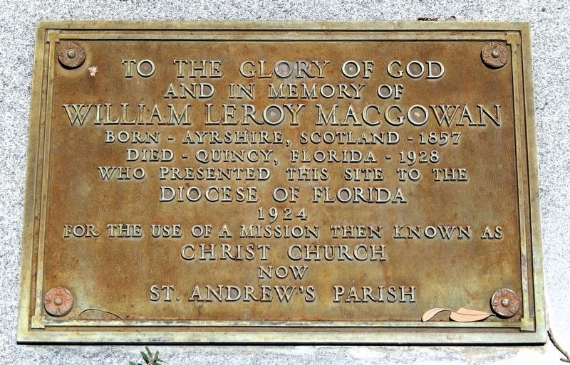 William Leroy MacGowan Marker image. Click for full size.